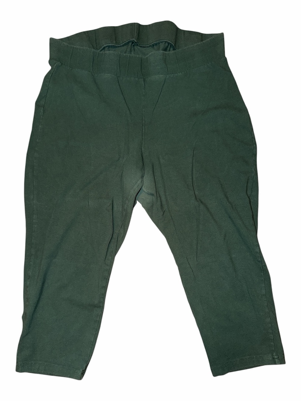 TORRID Dark Green Capri Leggings- Size 2